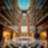 Stunning architectural design of Address Dubai Mall