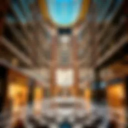 Stunning architectural design of Address Dubai Mall