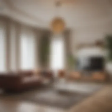 Stylish Studio Interior: Affordable Living Cozy studio apartment interior with stylish decor