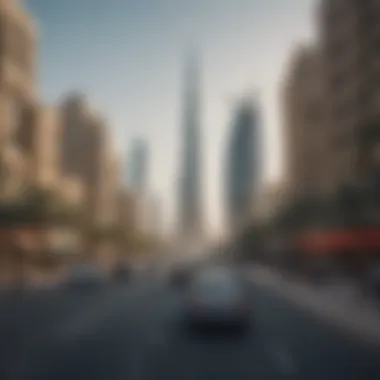 Navigating Dubai: Affordable Studio Locations Map of Dubai highlighting areas with affordable studio apartments