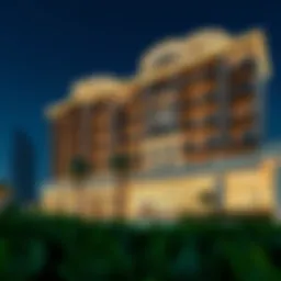Stunning exterior view of Al Bustan Residence Hotel Apartments showcasing modern architecture