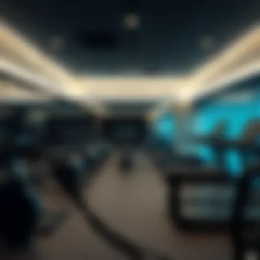 Fitness center equipped with state-of-the-art facilities