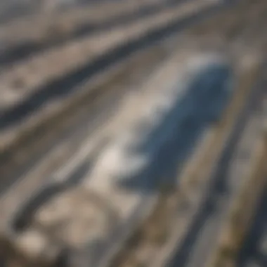 Aerial view of Al Furjan Metro Station showcasing its architectural design