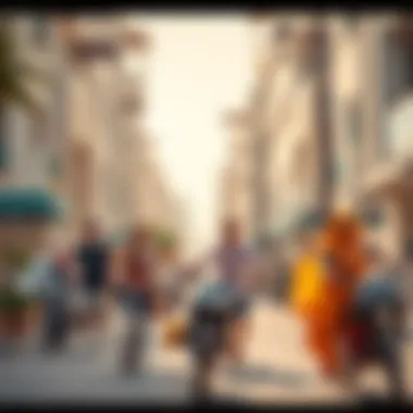 A vibrant community scene illustrating the lifestyle offered by the Al Jaddaf neighborhood.