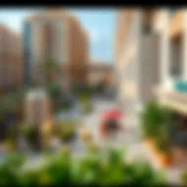 Exploring Al Nahda's Vibrant Neighborhood Neighborhood view of Al Nahda, highlighting parks and convenience stores