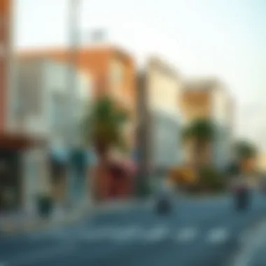 A Vibrant Street Scene in Al Qusais Vibrant street view of Al Qusais