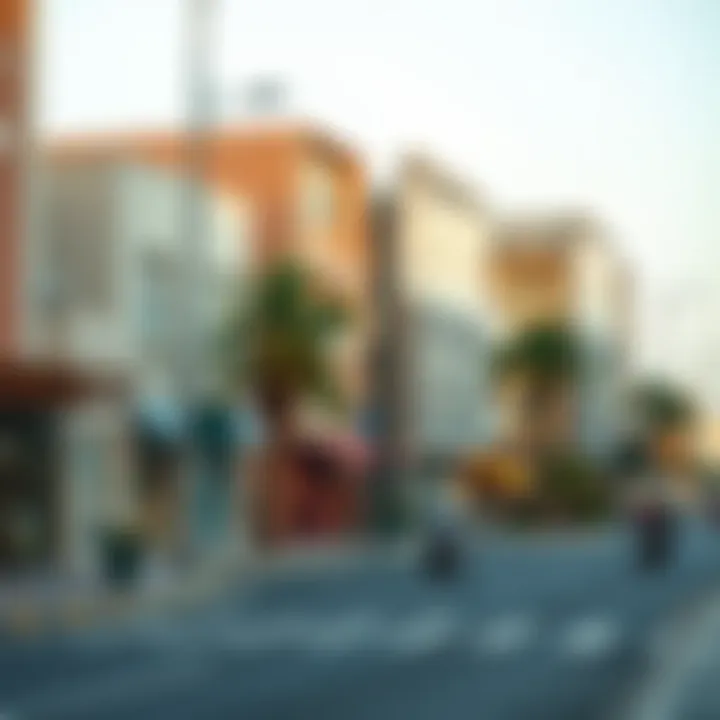 A Vibrant Street Scene in Al Qusais Vibrant street view of Al Qusais