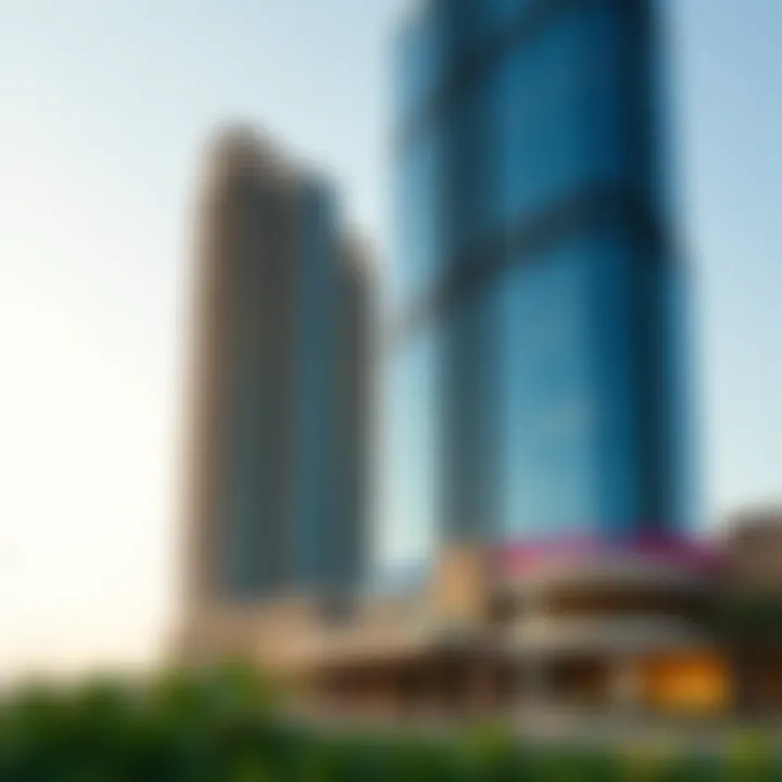 Architectural Marvel of Al Reem Plaza Stunning architectural design of Al Reem Plaza Tower