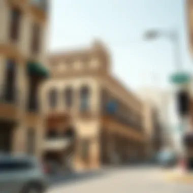 Historical Heritage on Alfalah Street A historical building on Alfalah Street reflecting Dubai's rich heritage