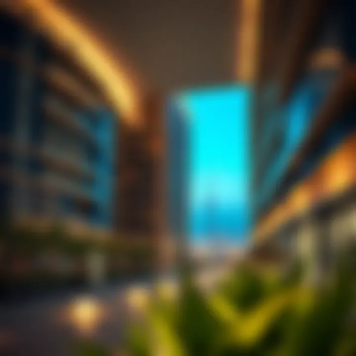 Architectural Elegance of Azure Residence Stunning architectural view of Azure Residence