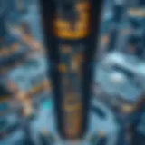 Aerial Architectural Overview of Blumont Capital Tower Aerial view of Blumont Capital Tower highlighting its architectural features