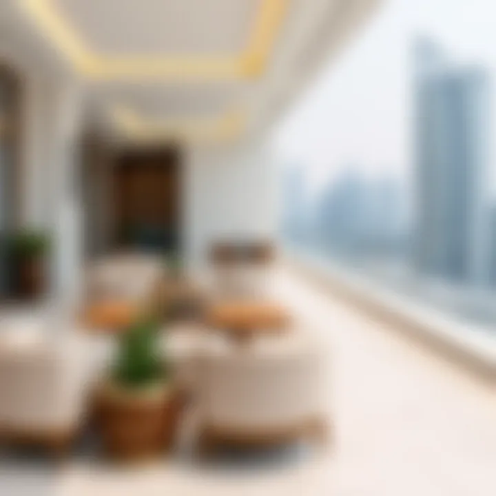 Luxurious Amenities of C18 Corniche Luxurious amenities available at C18 Corniche Building, highlighting the lifestyle offered