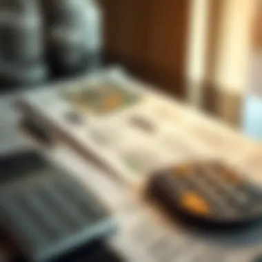 Financial Tools: Navigating Currency Conversion Calculator and financial documents for currency conversion