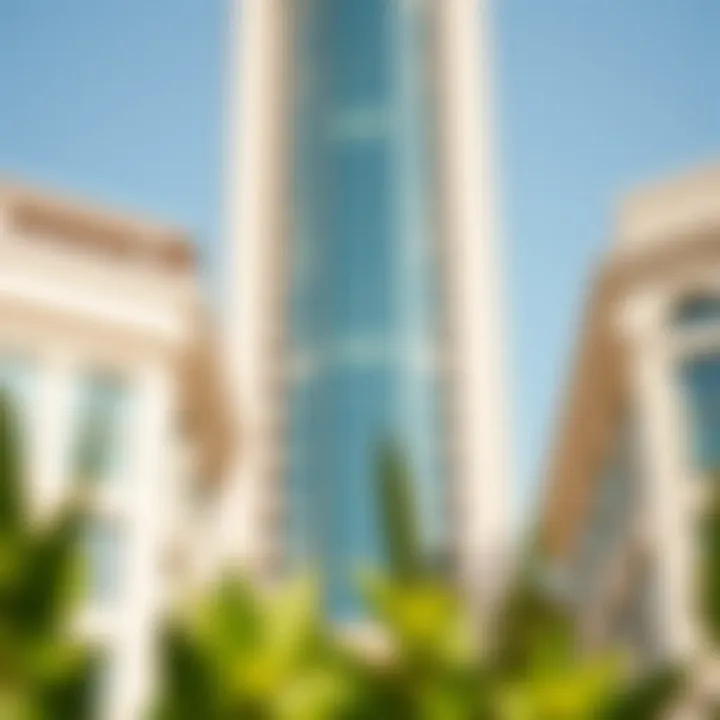 Architectural design features of Churchill Tower