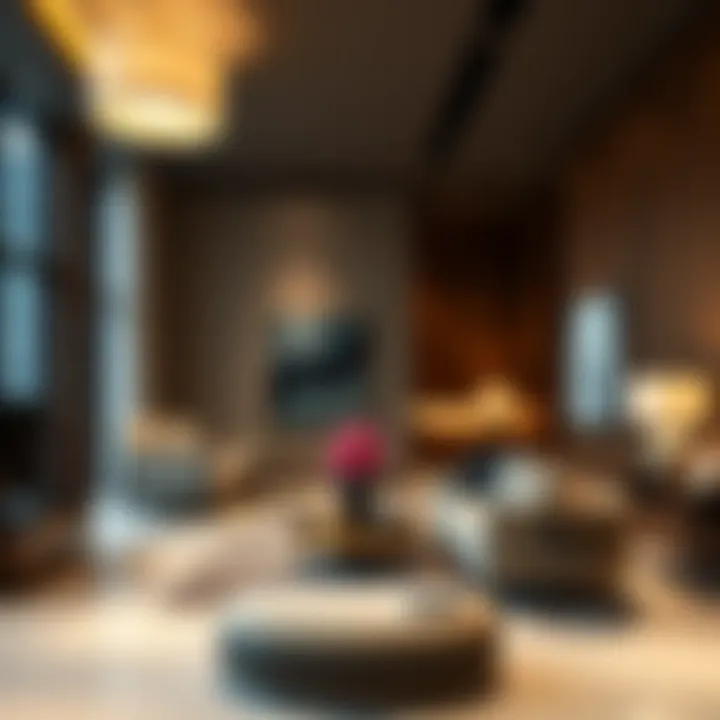 Interior amenities of Churchill Tower showcasing luxury living