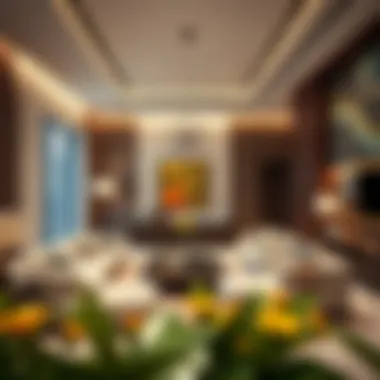 Luxurious Living Room Interior Luxurious living room interior of a Dubai apartment