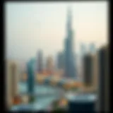 Stunning skyline view of Dubai showcasing modern apartments