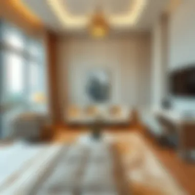 Stylish Studio Room in Burjuman Elegant studio room interior design