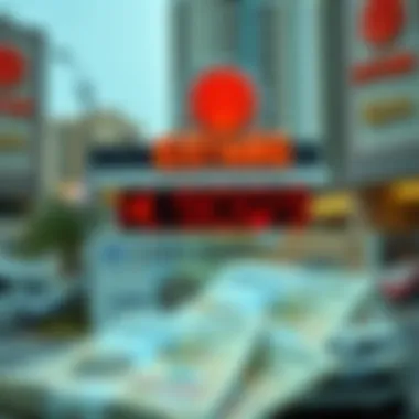 Understanding Currency Exchange Rates Currency exchange showcasing USD and AED