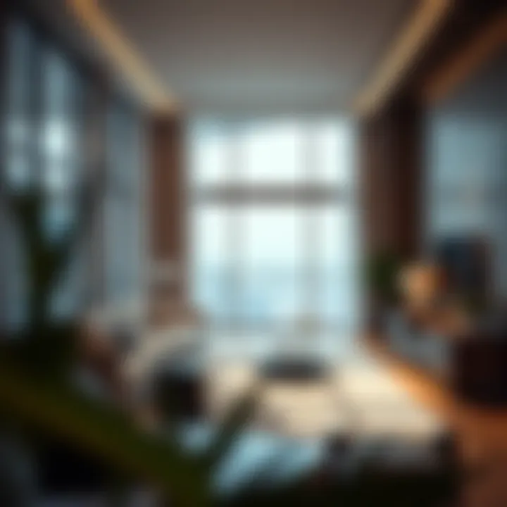 Luxury Living Spaces in Da Vinci Tower Interior design of a luxury apartment within Da Vinci Tower