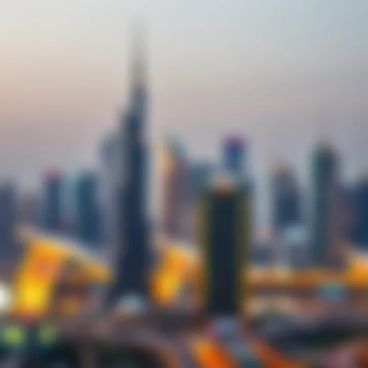 Overview of Dubai skyline highlighting rental opportunities