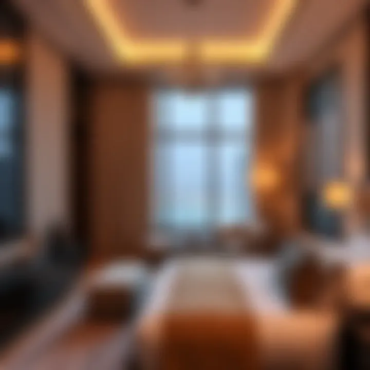 Elegance and Comfort in Hotel Suites Luxurious suite interior that embodies comfort and elegance at DAMAC Paramount Hotel