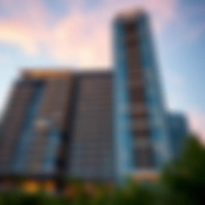 Stunning Architecture of Davinci Tower Exterior view of Davinci Tower showcasing its modern architecture