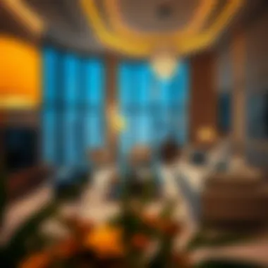 Elegant Living Spaces in Davinci Tower Luxurious living room interior at Davinci Tower