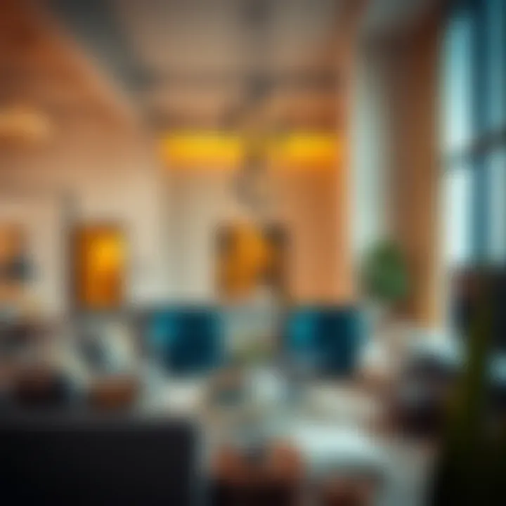 Architectural Features of a Loft Apartment Architectural features of a stylish loft apartment with high ceilings