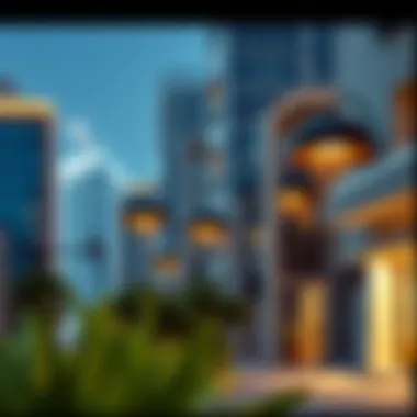 Vibrant Neighborhood in Dubai A vibrant neighborhood in Dubai known for its loft apartments