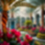 Vibrant themed gardens in Discovery Gardens