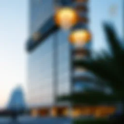 Dulf Tower showcasing its modern architectural design