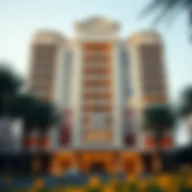 Architectural Elegance of Eden House Stunning architectural facade of Eden House