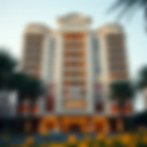 Architectural Elegance of Eden House Stunning architectural facade of Eden House