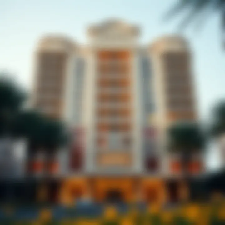 Architectural Elegance of Eden House Stunning architectural facade of Eden House