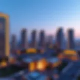 Panoramic view of the Emirates Cluster showcasing modern architecture