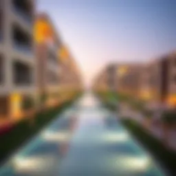 Architectural view of Equiti Apartments showcasing modern design