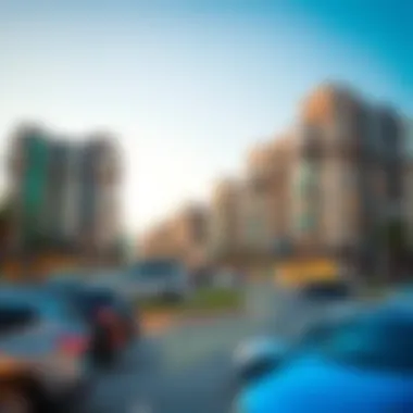 Popular Rental Locations in Dubai A map highlighting popular areas for renting 1BHK apartments in Dubai