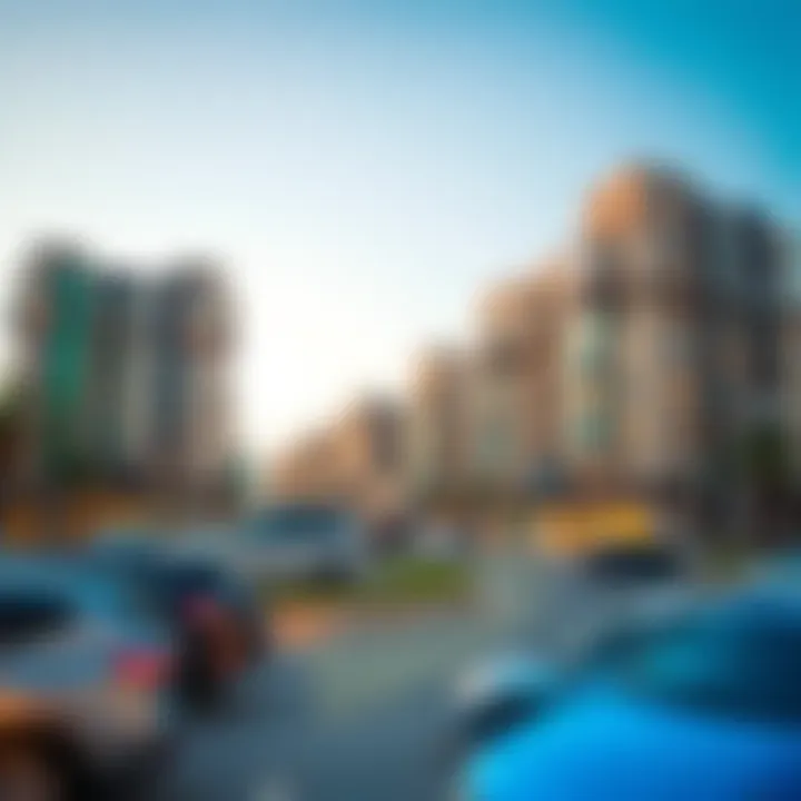 Popular Rental Locations in Dubai A map highlighting popular areas for renting 1BHK apartments in Dubai