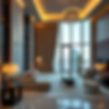 Luxurious Interior of Executive Towers Apartment Elegant interior design of a spacious apartment in Executive Towers