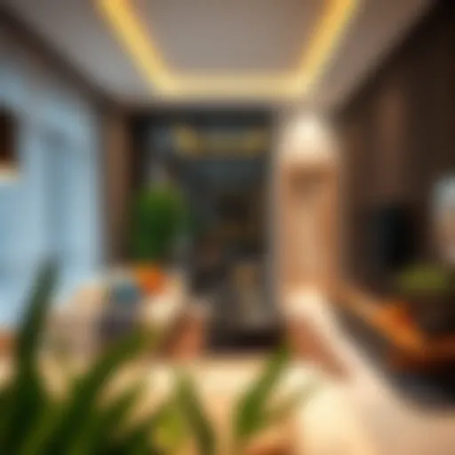 Modern 1 BHK apartment interior in Jebel Ali