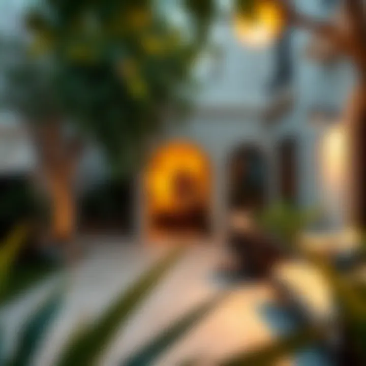 Inviting Outdoor Area of a Villa Outdoor space of a 1 BHK villa in Rashidiya