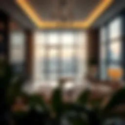 Luxurious 2BHK apartment interior showcasing modern design