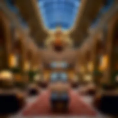 Luxurious hotel lobby in Al Qusais