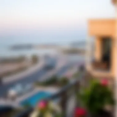 Scenic view from a hotel balcony