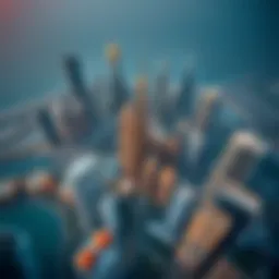 Aerial view of ADCB Khalifa City showcasing its layout and surroundings