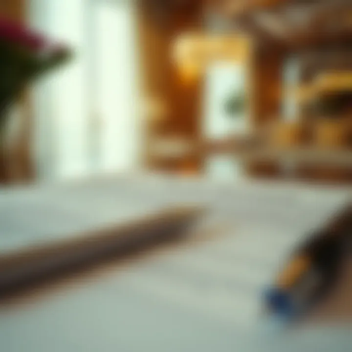 Understanding Rental Agreements in Dubai A rental agreement document with a pen on a table