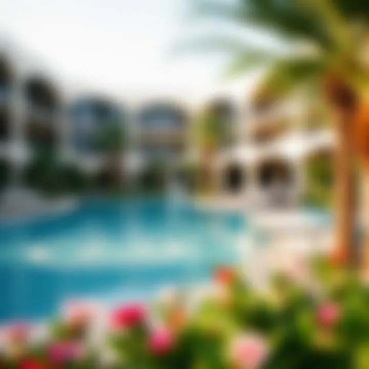 Recreational Space at Al Diwan Towers Lush recreational area within the Al Diwan Towers complex