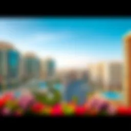 A panoramic view of Al Khail Gate showcasing the modern architecture and vibrant community.