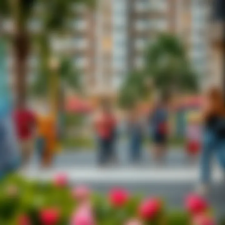 Community Life at JVT Vibrant community life surrounding Al Manara Tower in Jumeirah Village Triangle